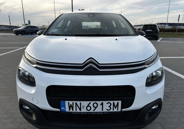 Citroen C3 cena 44000 przebieg: 89988, rok produkcji 2020 z Tyczyn małe 326